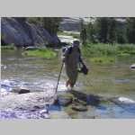 Bob stream crossing above Dingleberry Lake