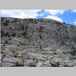 N->SW panorama: sierra granite between Sailor and Hungry Packer Lakes (ca. 11,000 ft)hiking to Moonlight Lake