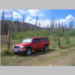 Ted's truck at trailhead