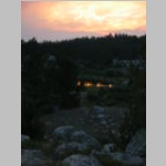 Sunset at Crescent Lake campsite