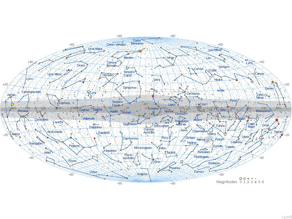Map of Constellations