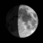 Moon age: 9 days, 17 hours, 8 minutes,72%