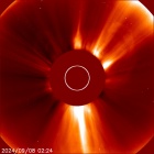 Latest LASCO C2 image of the Sun