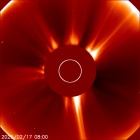 Latest LASCO C2 image of the Sun