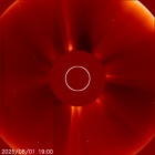 Latest LASCO C2 image of the Sun