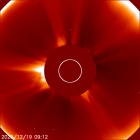 Latest LASCO C2 image of the Sun