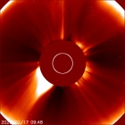 Latest LASCO C2 image of the Sun