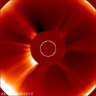 Latest LASCO C2 image of the Sun