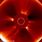 Latest LASCO C2 image of the Sun