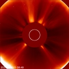 Latest LASCO C2 image of the Sun