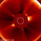 Latest LASCO C2 image of the Sun