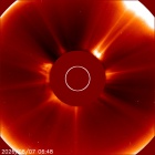 Latest LASCO C2 image of the Sun