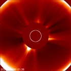 Latest LASCO C2 image of the Sun