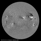Latest SDO/HMI Magnetogram image of the Sun
