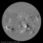 Latest SDO/HMI Magnetogram image of the Sun
