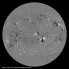 Latest SDO/HMI Magnetogram image of the Sun
