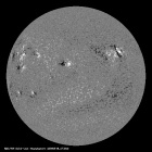 Latest SDO/HMI Magnetogram image of the Sun