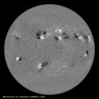 Latest SDO/HMI Magnetogram image of the Sun