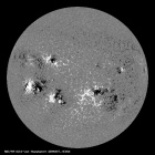 Latest SDO/HMI Magnetogram image of the Sun