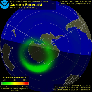 Current Southern hemispheric power input map