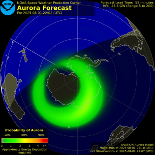 Current Southern hemispheric power input map