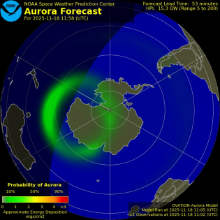 Current Southern hemispheric power input map