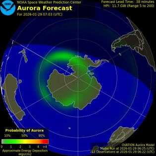 Current Southern hemispheric power input map
