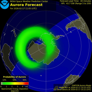 Current Southern hemispheric power input map