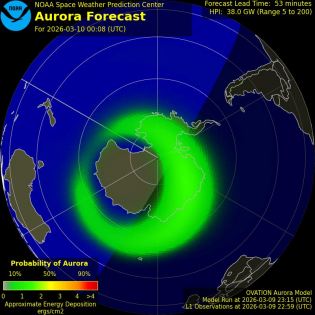Current Southern hemispheric power input map