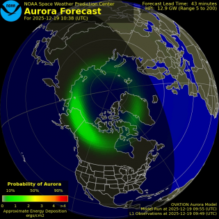Current Northern hemispheric power input map