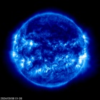 Click for time-lapse image of the sun