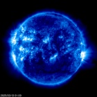 Click for time-lapse image of the sun