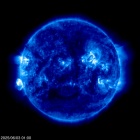 Click for time-lapse image of the sun