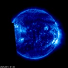 Click for time-lapse image of the sun
