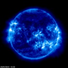 Click for time-lapse image of the sun