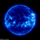 Click for time-lapse image of the sun