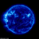 Click for time-lapse image of the sun