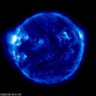 Click for time-lapse image of the sun