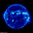 Click for time-lapse image of the sun
