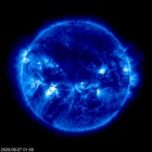Click for time-lapse image of the sun