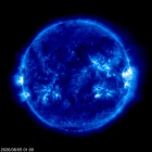 Click for time-lapse image of the sun