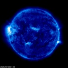 Click for time-lapse image of the sun